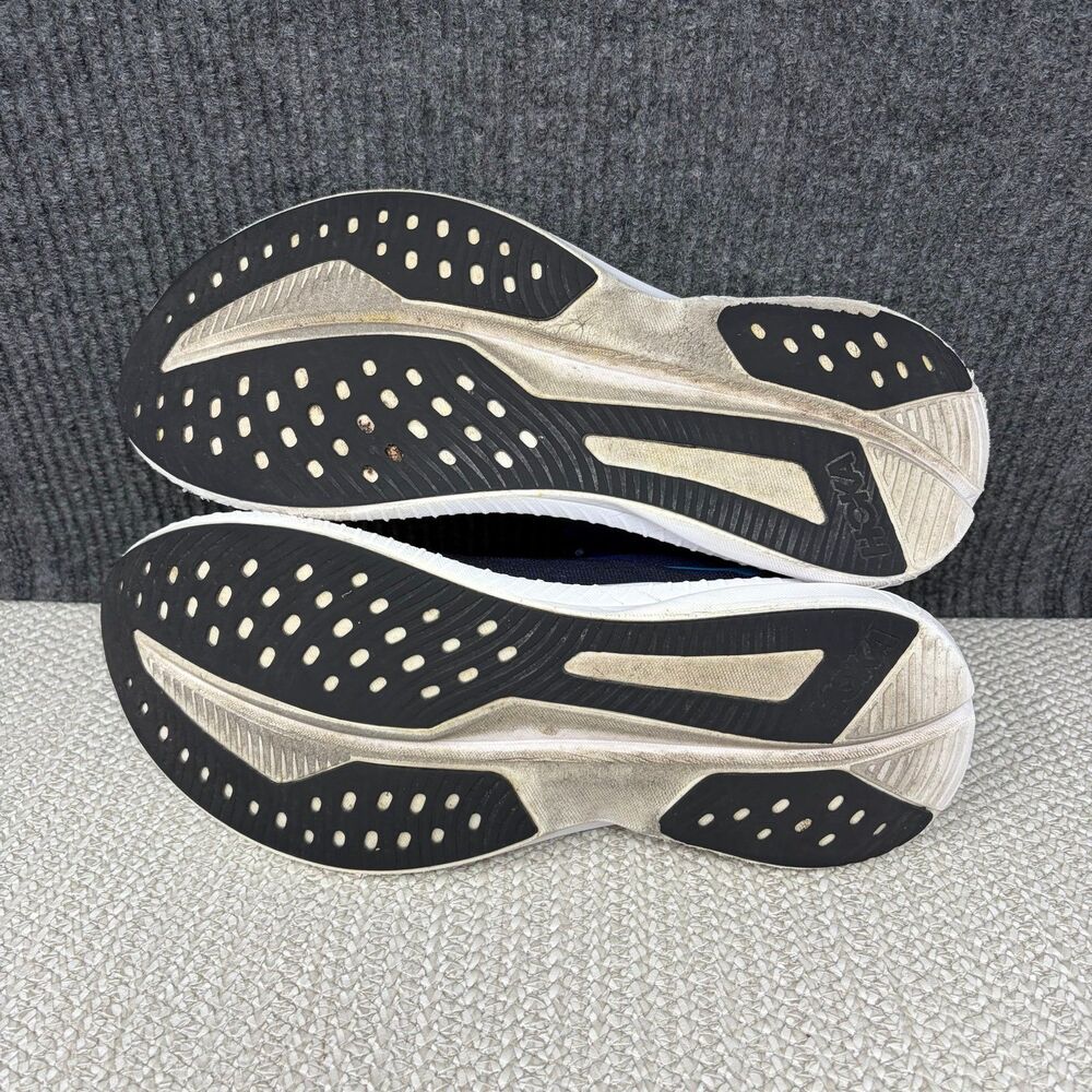 Hoka One One Mach 6 Night Sky Blue Black Athletic Running Shoes Men’s 12 WIDE 2E - Picture 6 of 8